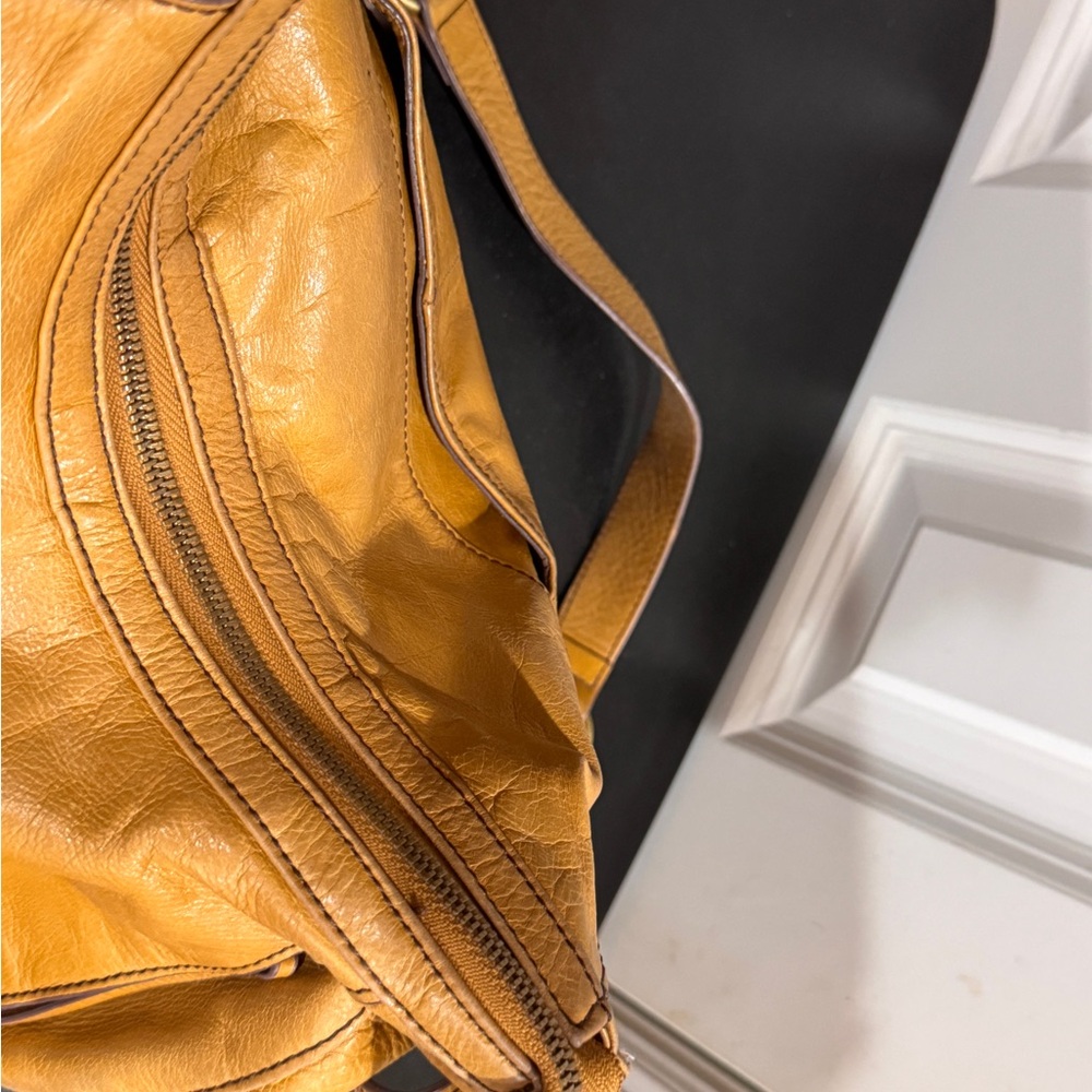 HOBO Tan Leather Shoulder slouchy bag - Picture 4 of 9